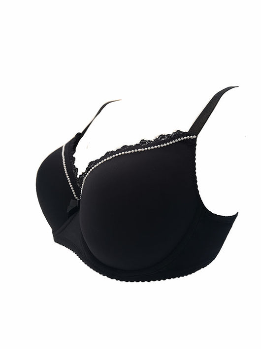 reggiseno nero pizzo coppa DD mecedora lingerie