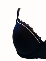 reggiseno a balconcino nero mecedora lingerie