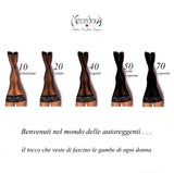 autoreggenti con balza in pizzo mecedora lingerie