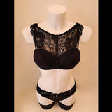 reggiseno a balconcino nero in pizzo push up mecedora lingerie