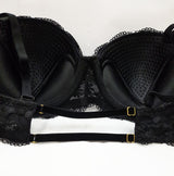 BALCONETTE SUPER PUSH UP BRA MECEDORA LINGERIE WHITE VELVET