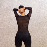 BODYSUIT MECEDORA LINGERIE LIGHT TULLE