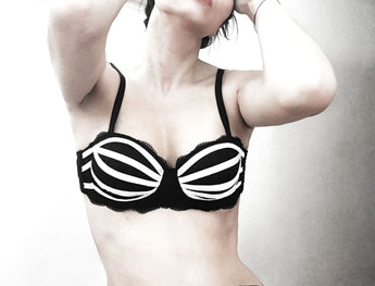 FASCIA/BANDEAU PUSH UP BRA MECEDORA LINGERIE WHITE VELVET