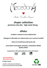 perizoma modellante vita alta mecedora lingerie