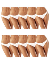 multipack 10 perizomi cotton flower