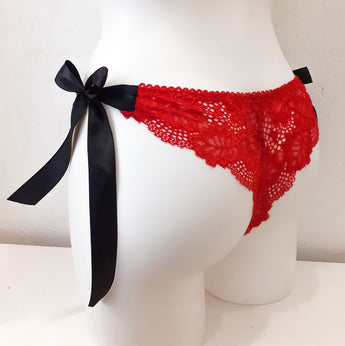 Mutandina brasiliana in pizzo regolabile - ESPLICITA COLLECTION