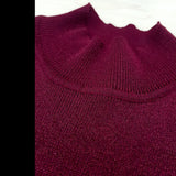 TOP DI MAGLINA DARK RED LUREX MECEDORA LINGERIE