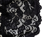 dettaglio pizzo nero brasiliana sensuale culotte mecedora lingerie