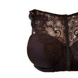 corpetto nero push up in pizzo mecedora lingerie