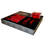 lingerie box mecedora "Amore Dolce" rosa rossa perizoma rosso
