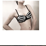 FASCIA/BANDEAU PUSH UP BRA MECEDORA LINGERIE WHITE VELVET