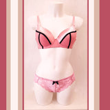 vintage-lingerie-balconette-mecedora-lingerie-pink-black-bra-brazilian-panties-lace